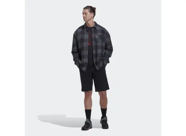 Five Ten Flannel Herrenhemd Grau Sechs/Schwarz
