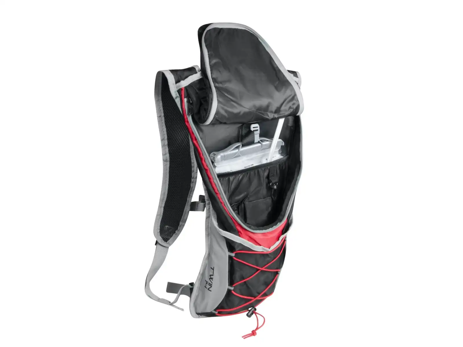 Force Twin Plus Rucksack 14+2 l Reservoir schwarz/rot