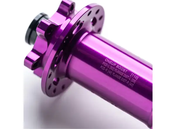OneUp Vorderradnabe 110x15 32 Löcher violett
