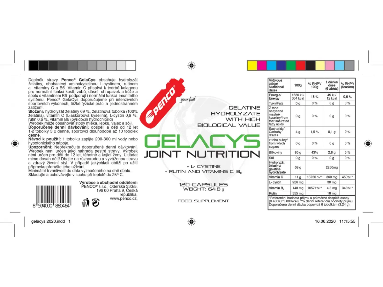 Penco Gelacys 120 Tabletten.