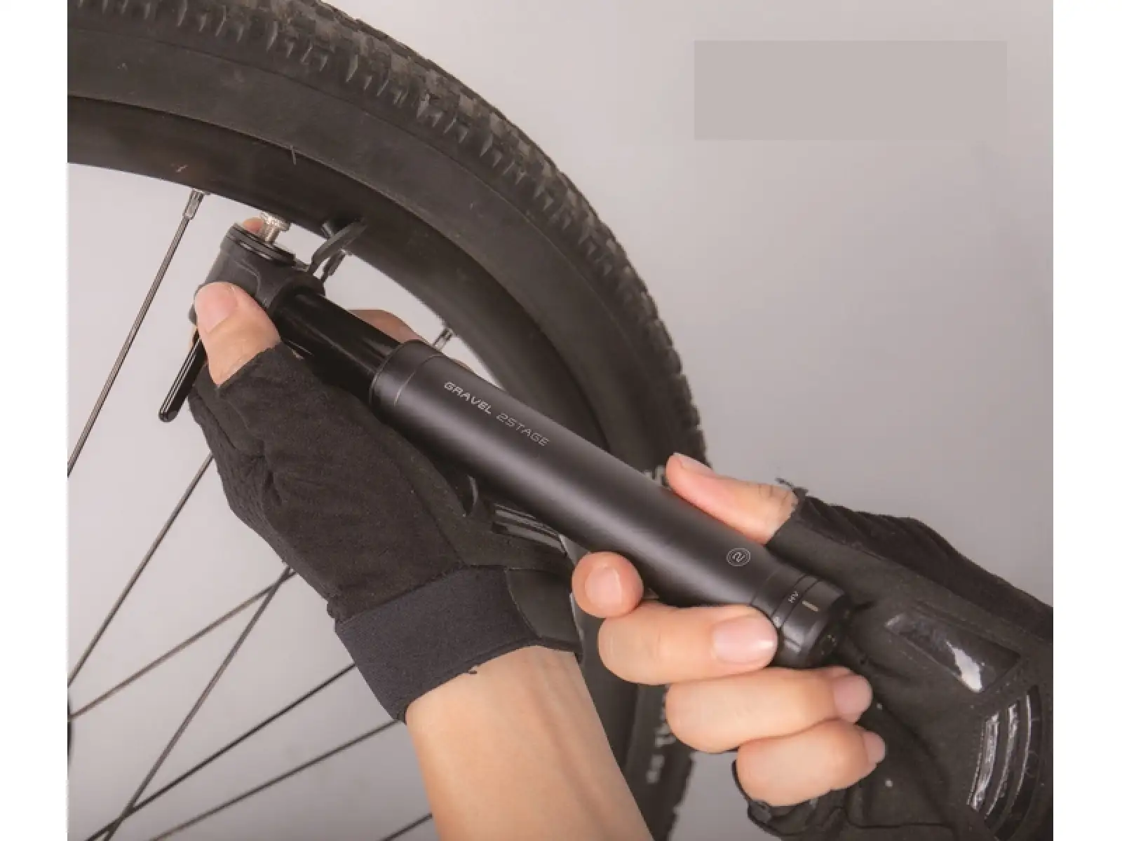 Topeak Gravel 2Stage Mini-Pumpe 18,4cm Schwarz