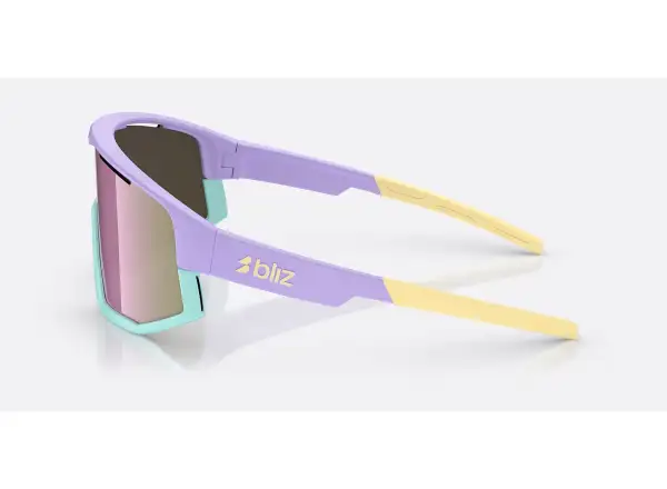 Bliz Fusion Small Sonnenbrille Matt Pastel Purple/Brown&Rose Mirror