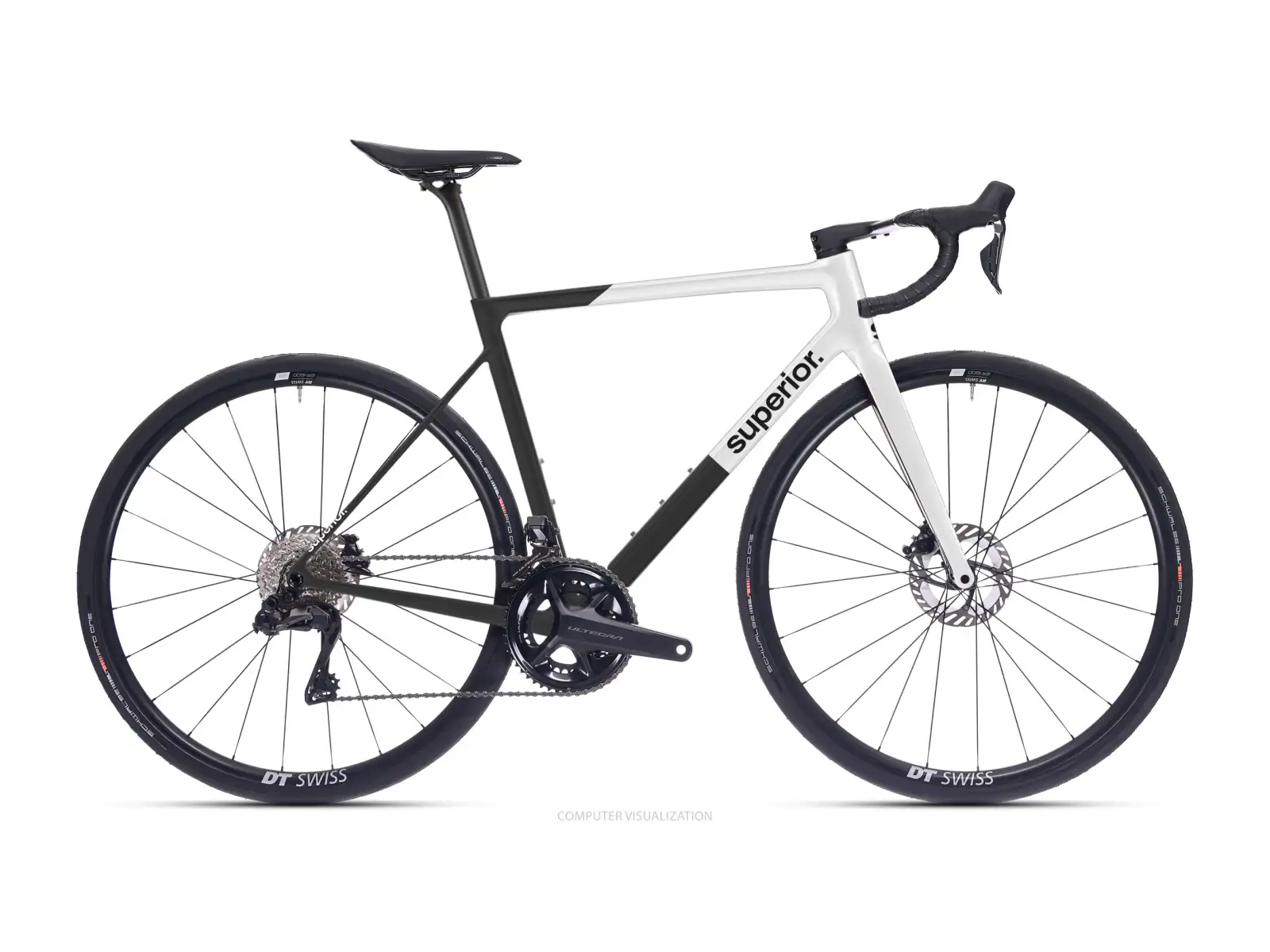 Superior RR 9.4 Rennrad Matte Carbon / White