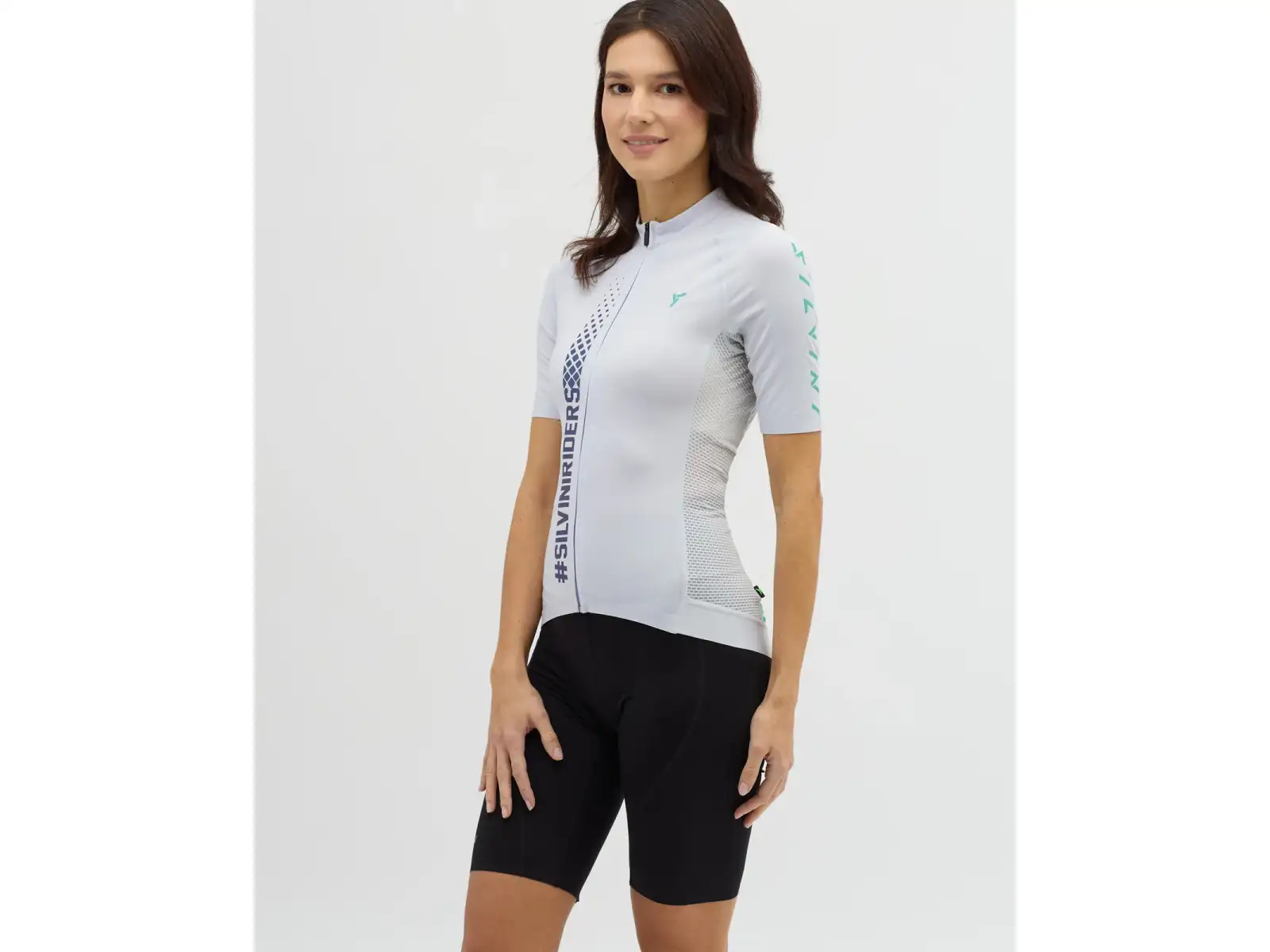 Silvini Mazzana Damen Trikot Kurzarm Cloud/Ocean