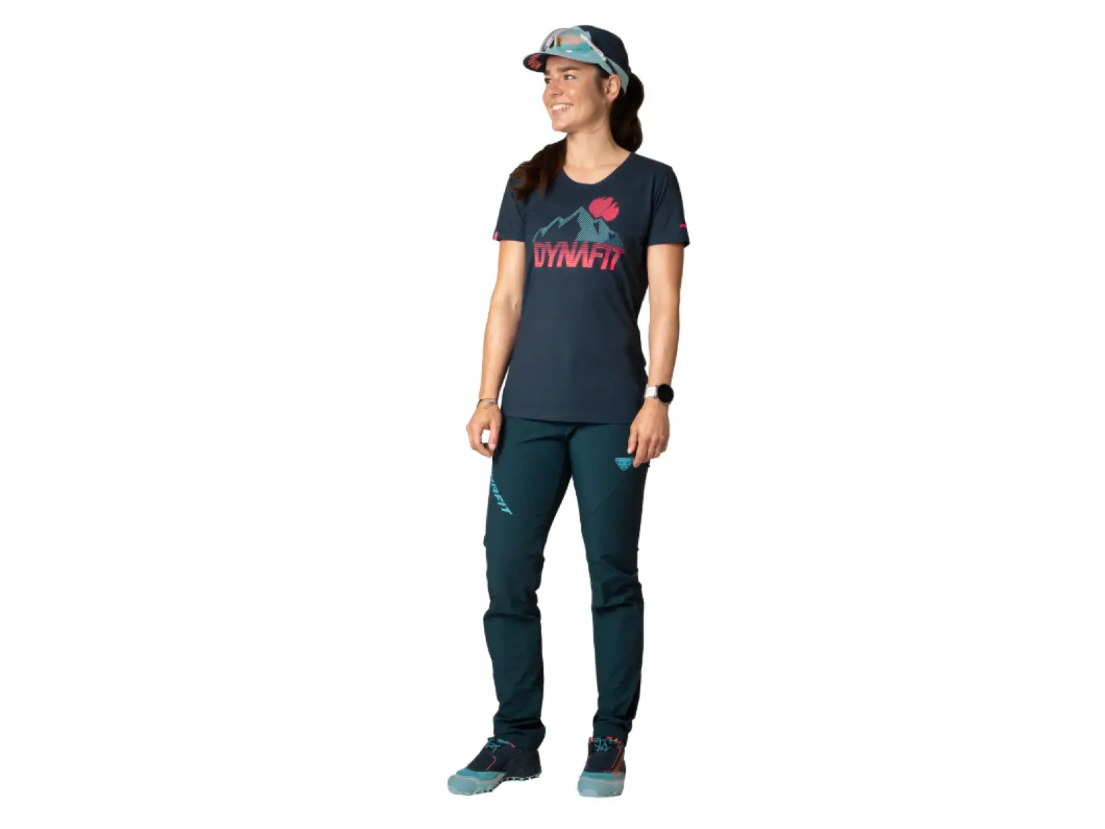 Dynafit Transalper Graphic Damen T-Shirt kurzärmelig Blueberry