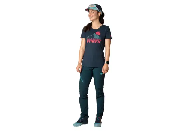 Dynafit Transalper Graphic Damen T-Shirt kurzärmelig Blueberry