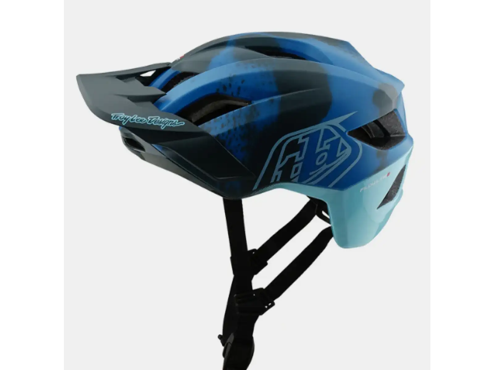 Troy Lee Designs Flowline SE Badge Helm Camo Blue