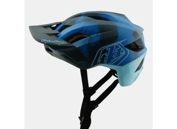 Troy Lee Designs Flowline SE Badge Helm Camo Blue