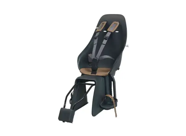 Urban Iki Kindersitz mit Adapter und Gepäckträger SET Bincho Schwarz/Kurumi Braun