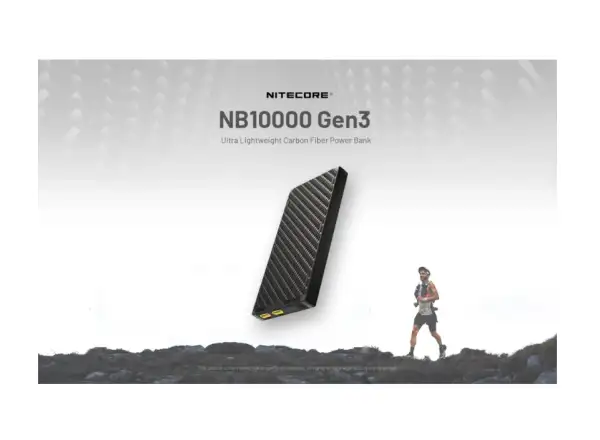 Nitecore leistungsstarke Powerbank NB10000 Gen3