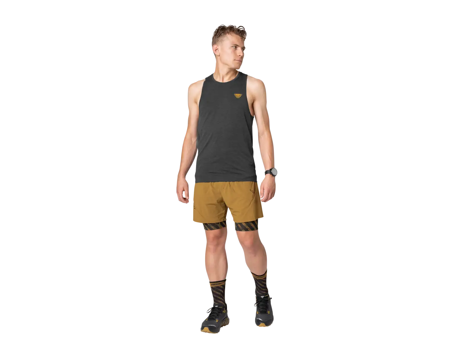 Dynafit Trail Herren ärmelloses Laufshirt Black Out