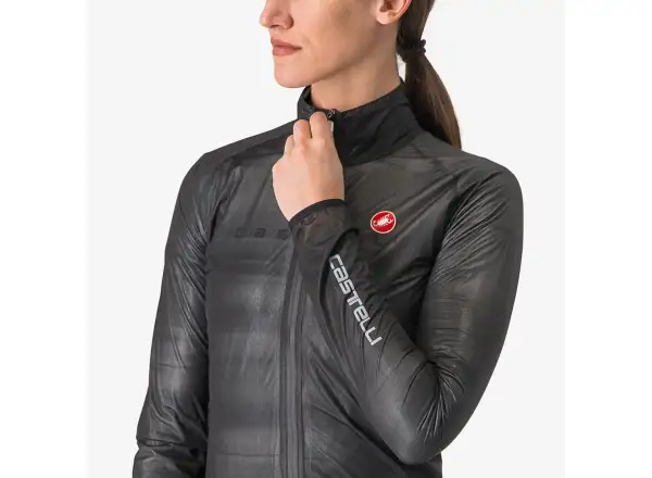 Castelli Squall Shell Damenjacke Light Black/Silver Gray