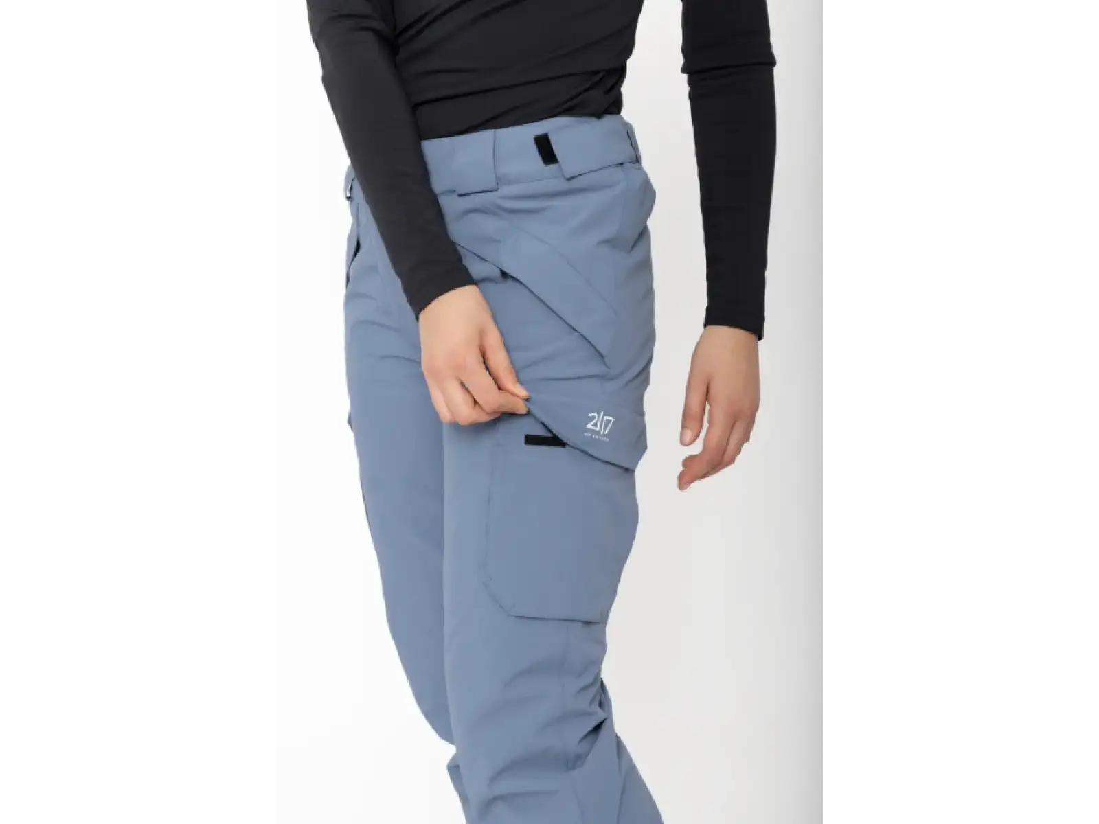 2117 of Sweden Krasse Damen Skihose Dusty Blue