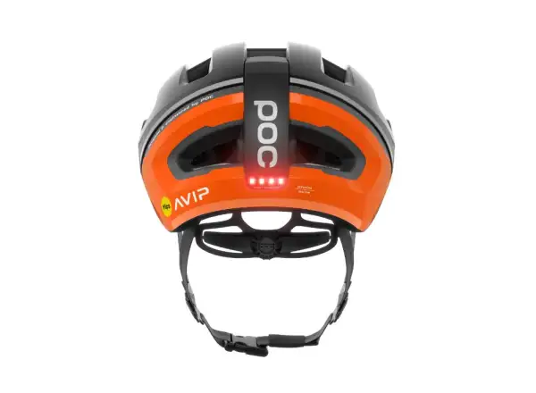 POC Omne Beacon MIPS Fahrradhelm Fluorescent Orange AVIP/Uranium Black Matt