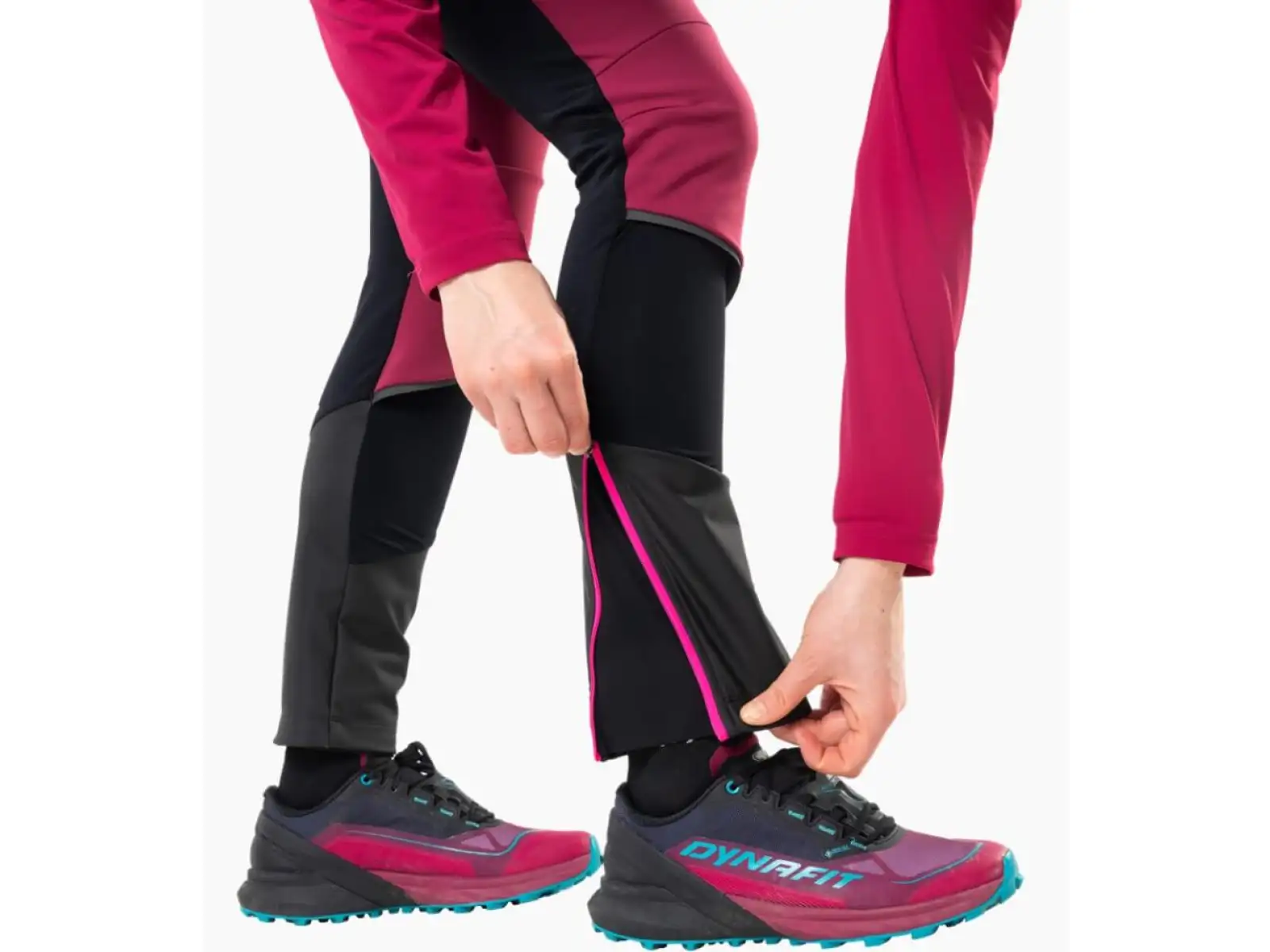 Dynafit Alpine Warm Damen Thermo-Leggings Black Out/Pink