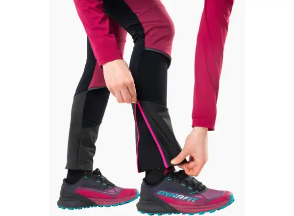 Dynafit Alpine Warm Damen Thermo-Leggings Black Out/Pink