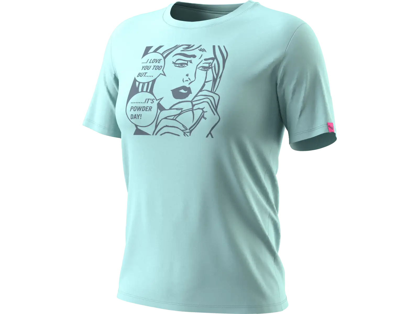 Dynafit Graphic Cotton Damen T-Shirt Kurzarm Nimbus/First Track