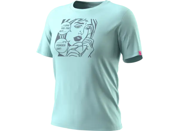 Dynafit Graphic Cotton Damen T-Shirt Kurzarm Nimbus/First Track