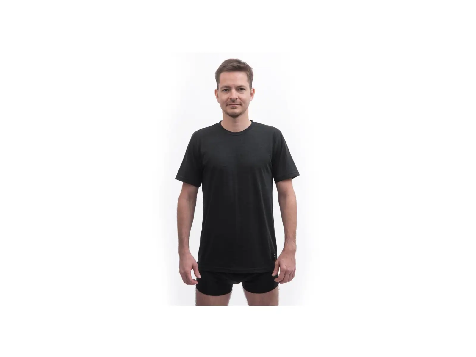 Sensor Merino Cordura Herren T-Shirt kurzarm schwarz