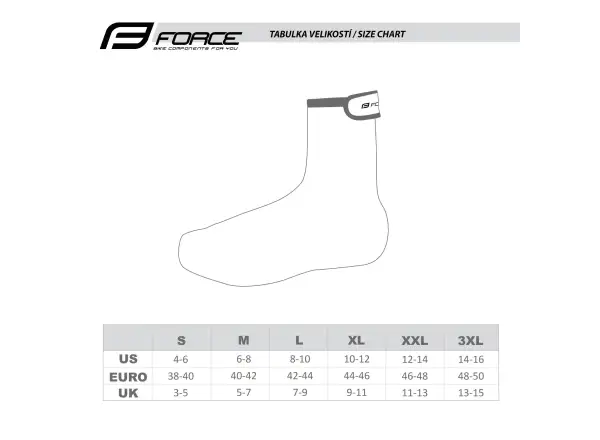 Force Pu Dry Road Überschuhe für Rennradschuhe in Schwarz