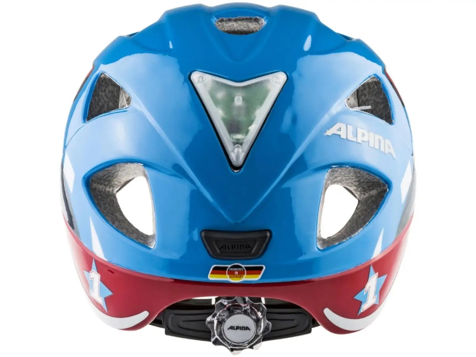 Alpina Ximo Flash Kinderhelm cars Rot