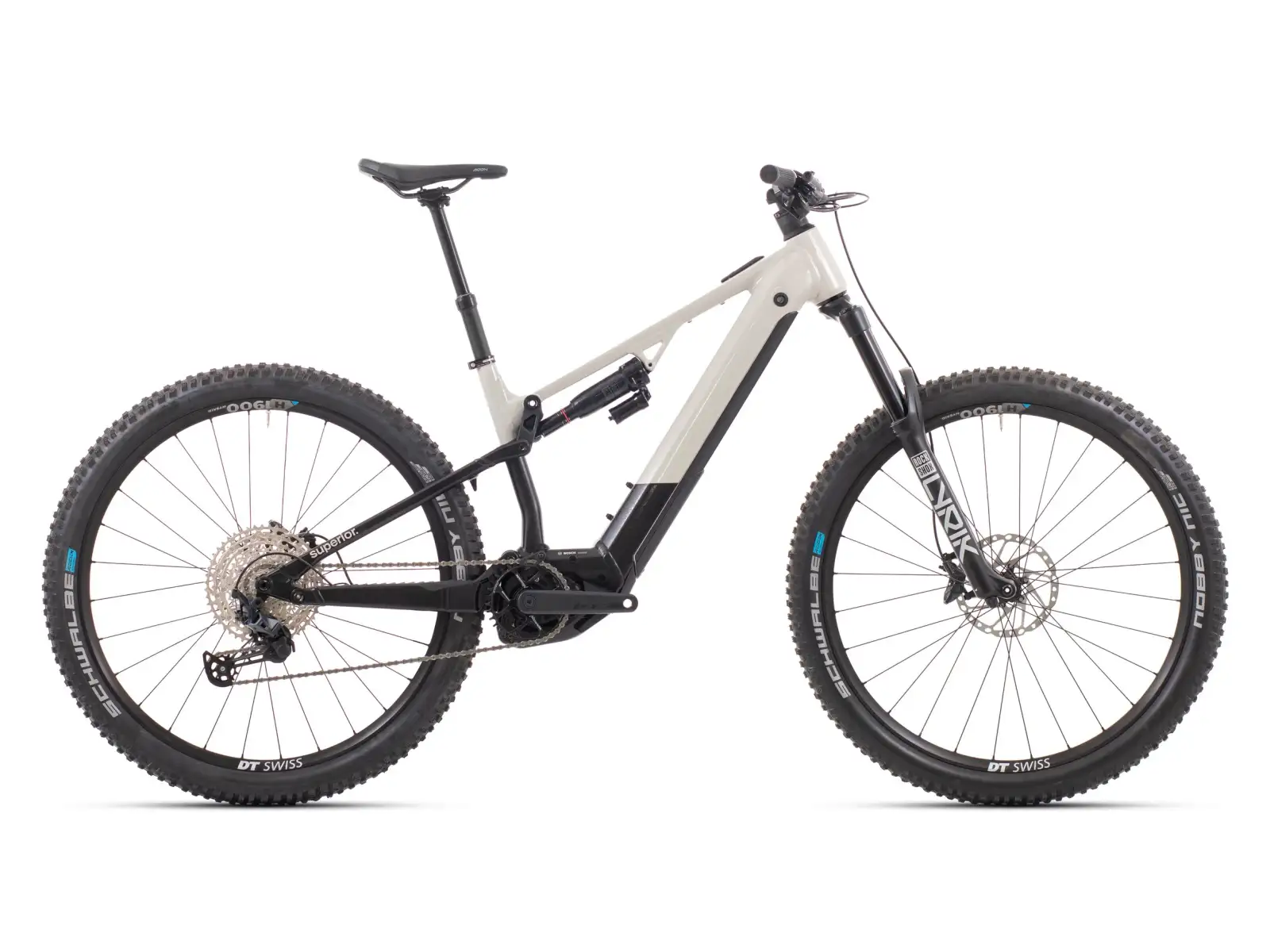 Superior eXF 9039 B Fully Suspended E-Bike Gloss Chrome/Matte Black