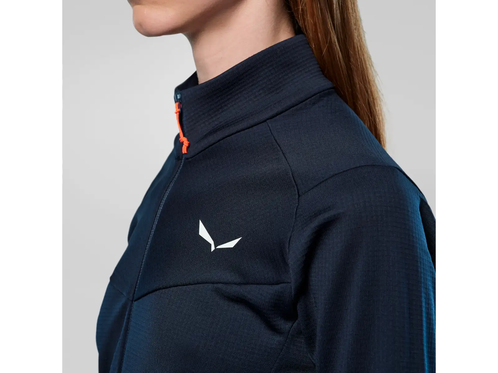 Salewa Puez Cammino Polarlite Half-Zip Damen Fleece Navy Blazer