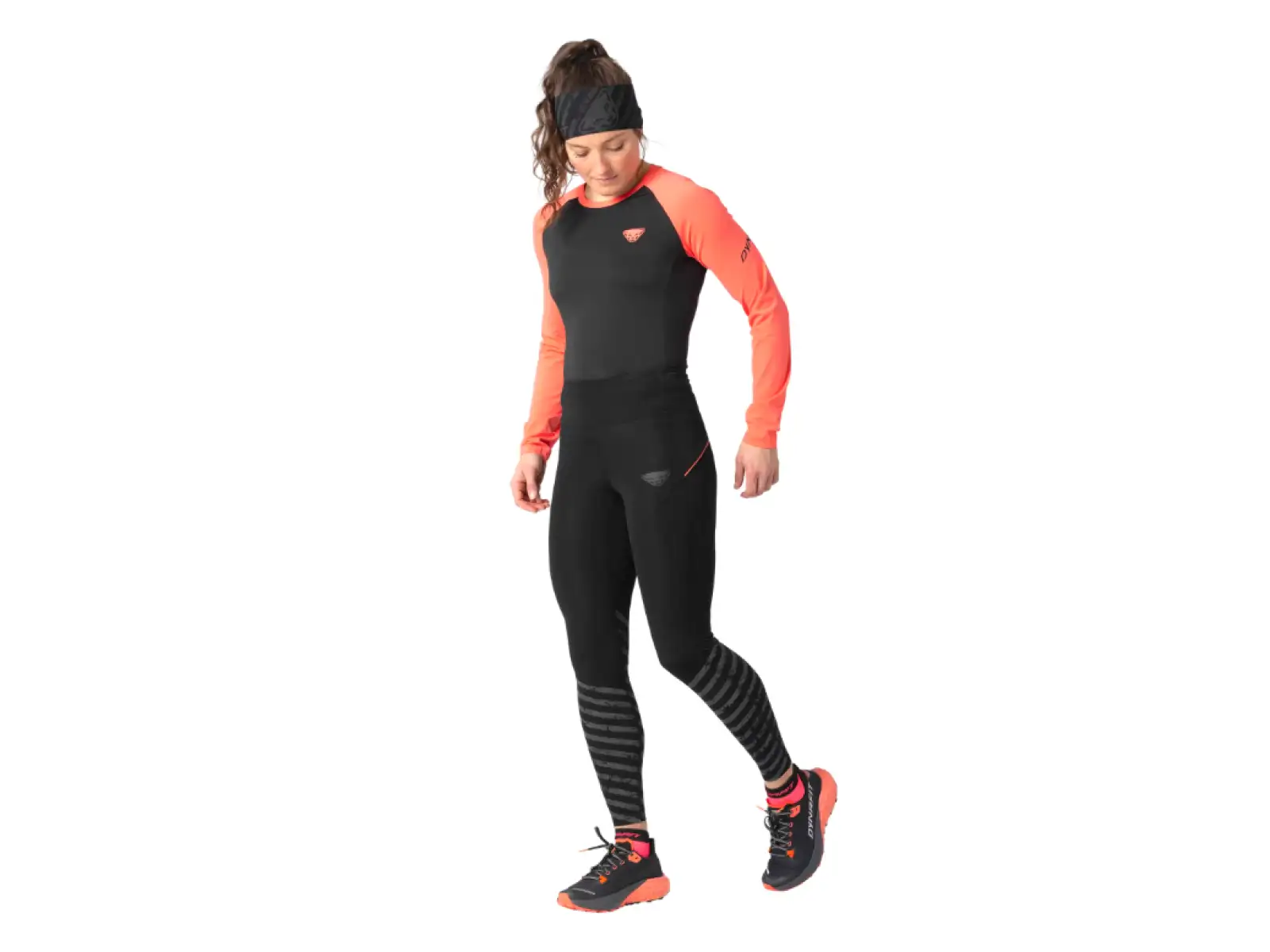 Dynafit Trail Reflective Damen-Leggings Black Out