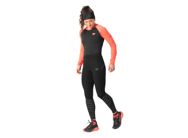 Dynafit Trail Reflective Damen-Leggings Black Out