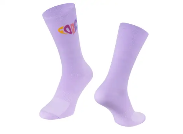 Force In Heart Socken Lang - Lila