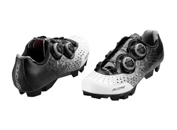 Force Score MTB Herren Fahrradschuhe weiß/schwarz
