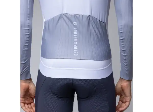 Alé PR-E Follow Me Herren isoliertes Trikot langer Ärmel White
