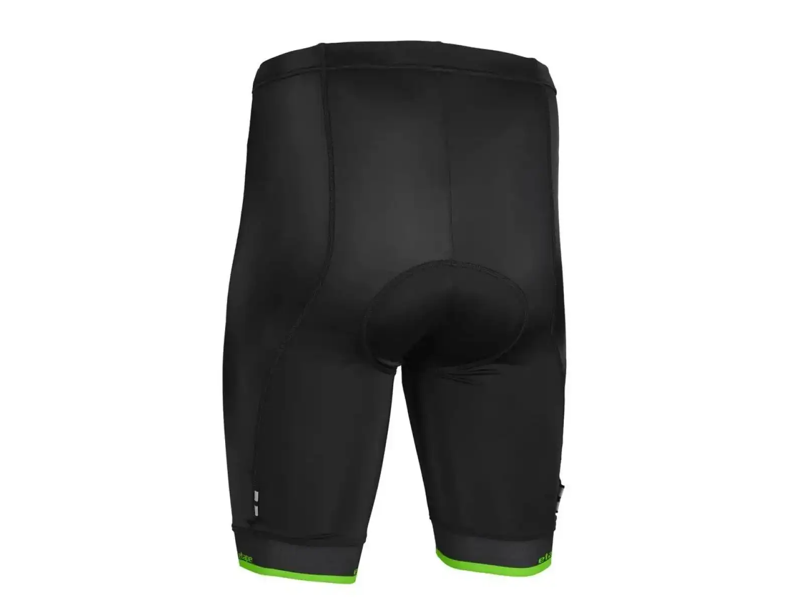 Etape Elite Herren Shorts mit Polsterung Schwarz/Grün