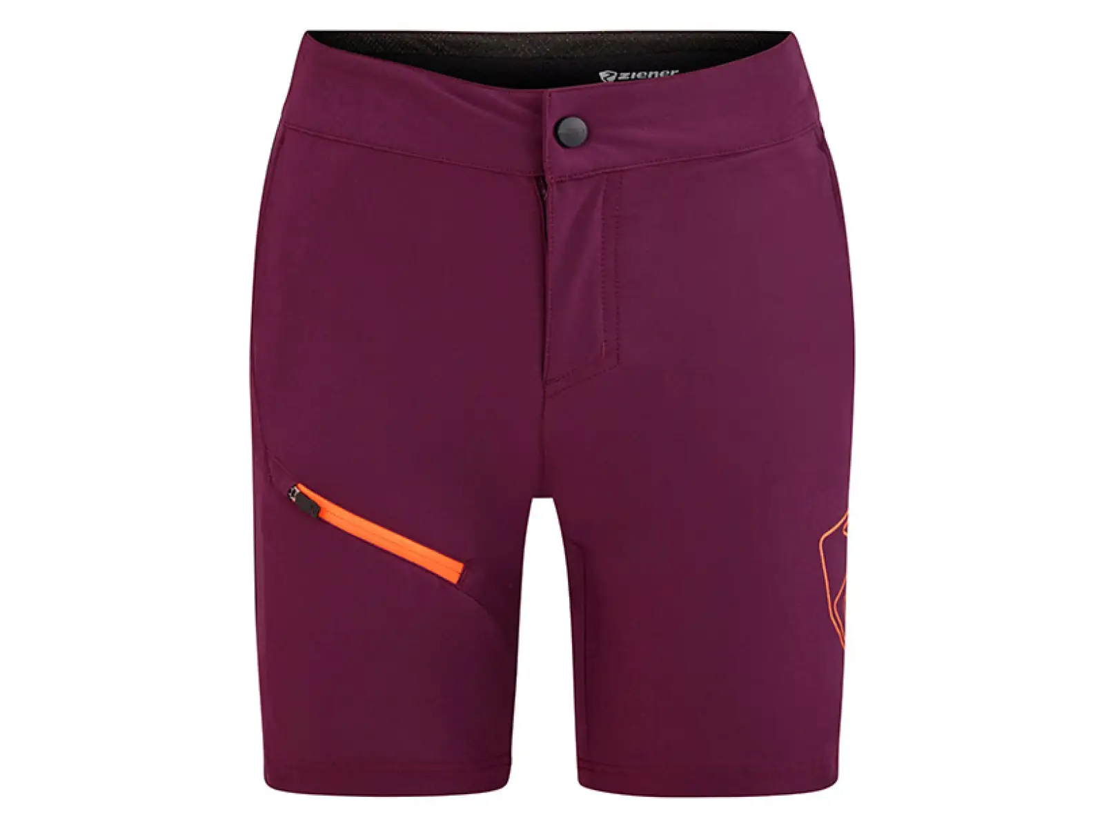 Ziener Natsu Junior Kinder Shorts lila/orange