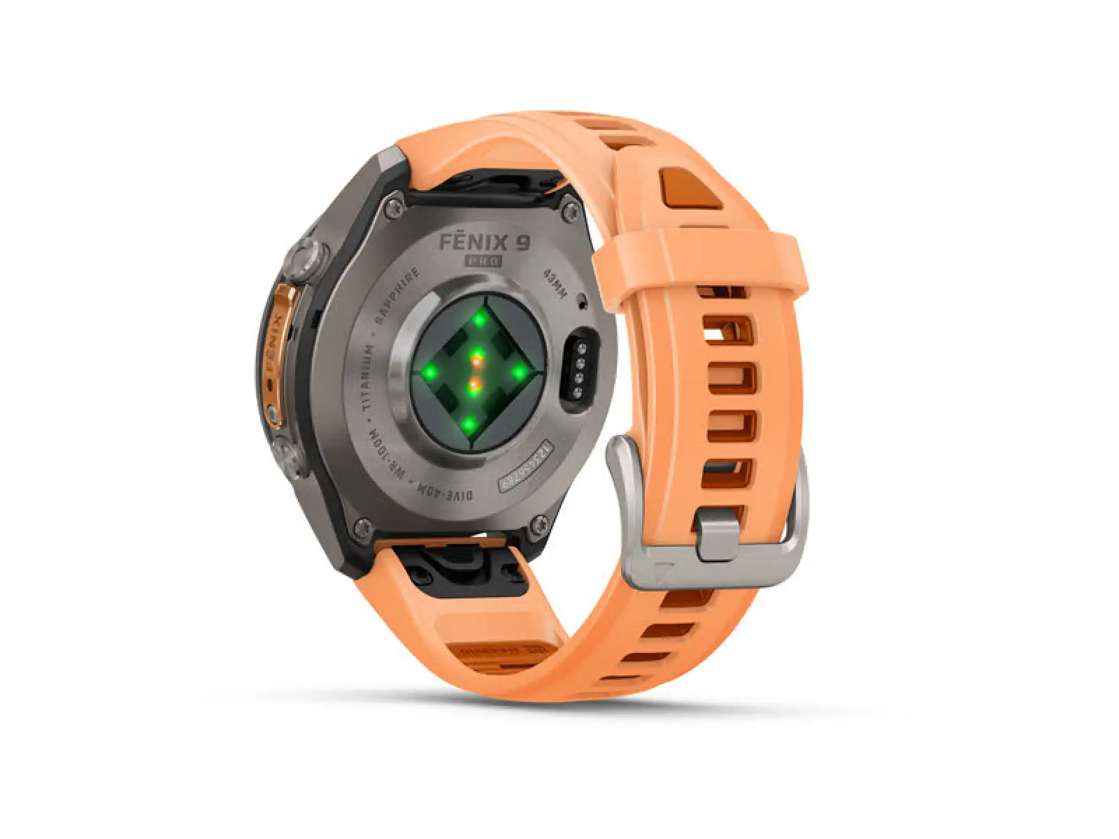 Garmin Fénix 9 Pro inReach 43 mm Smartwatch Carbon gray DLC Titanium Black/Pebble gray