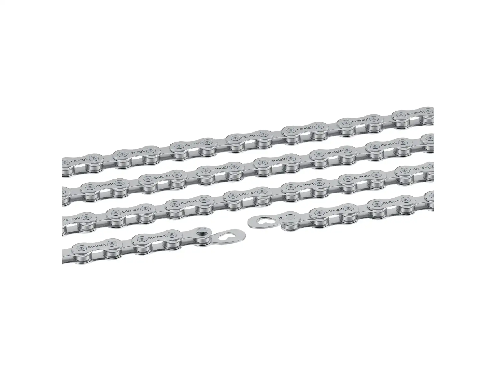 Connex 12s0 silberne Kette mit 126 Gliedern