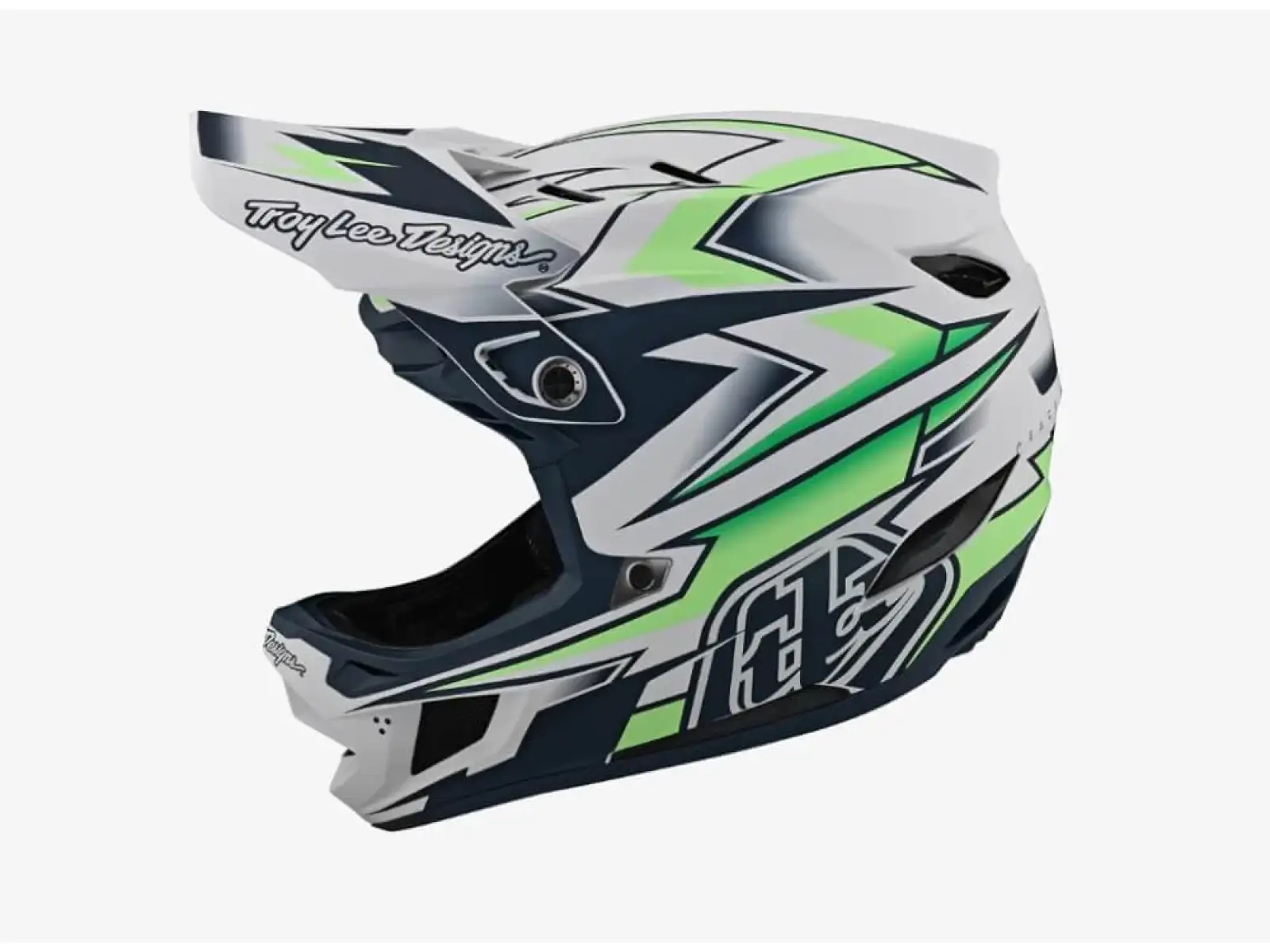 Troy Lee Designs D4 Composite Mips Volt Helm Weiß
