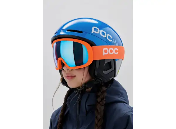 POC Fovea Mid Skibrille Zink Orange/Partly Sunny Blue