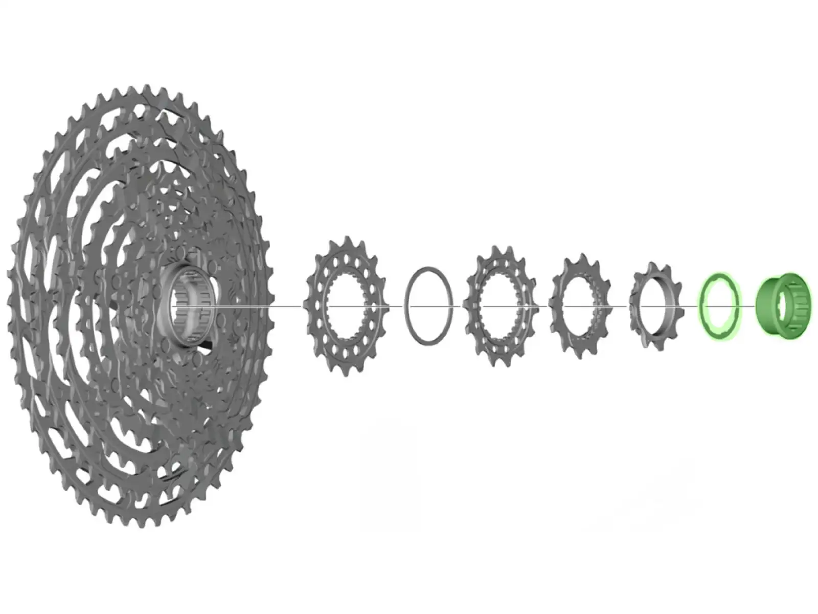 Shimano CS-M9100 Verschlussring für Kassette