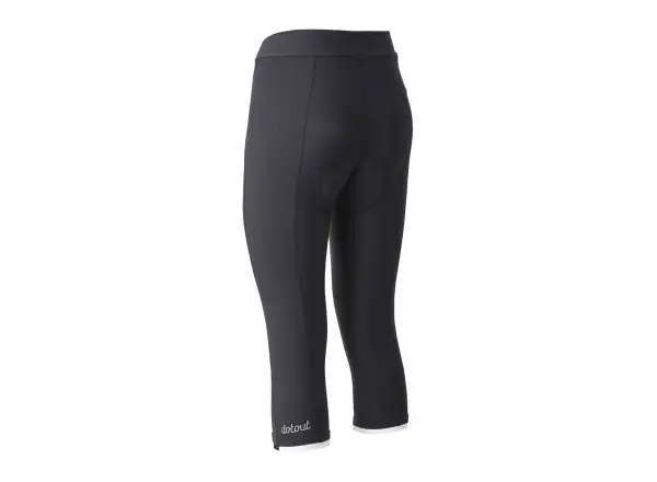 3/4 Damenhose Dotout Instinct mit Einsatz schwarz/weiß