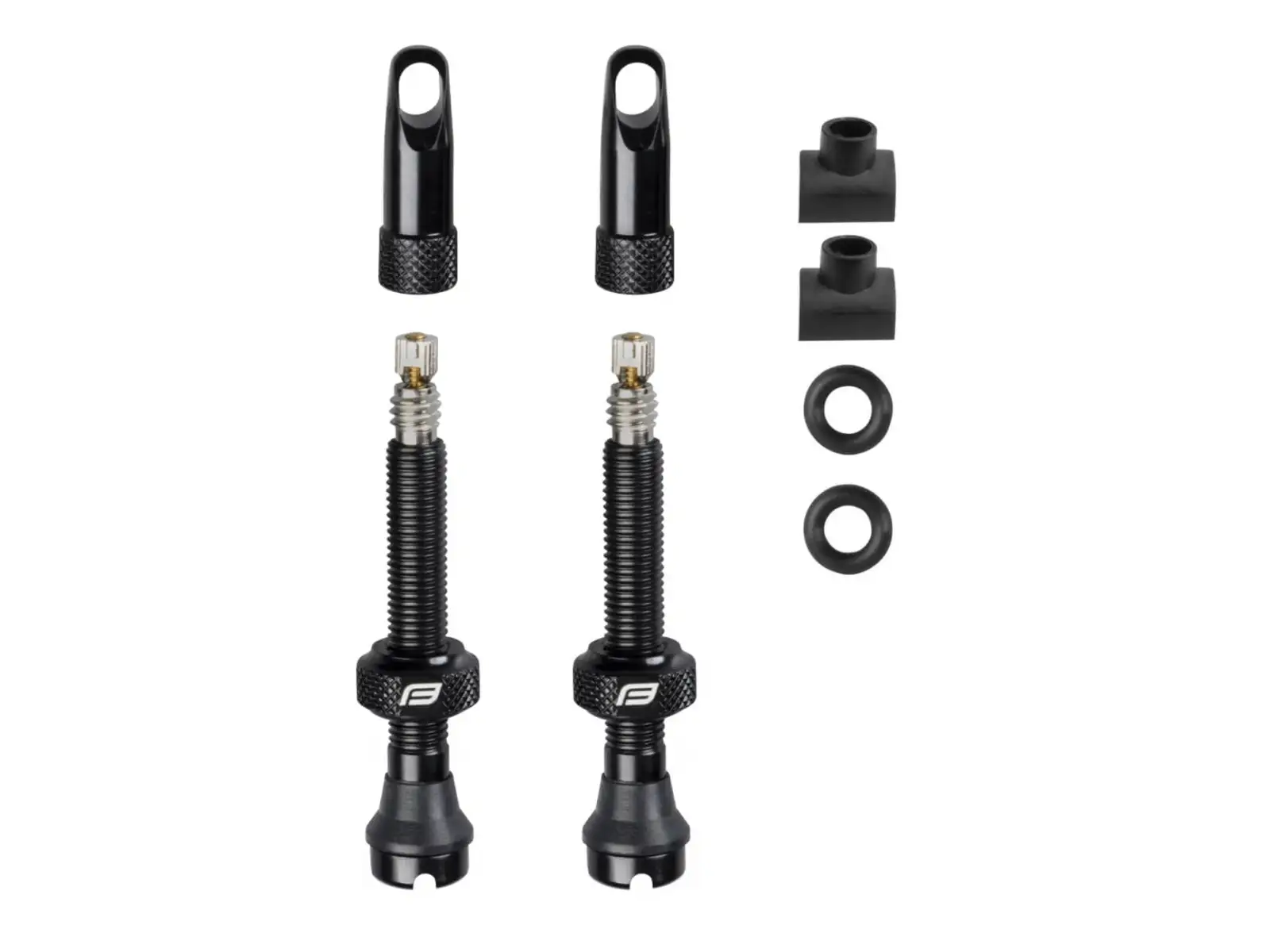 Force Ventile für schlauchloses System 2xFV 44 mm schwarz