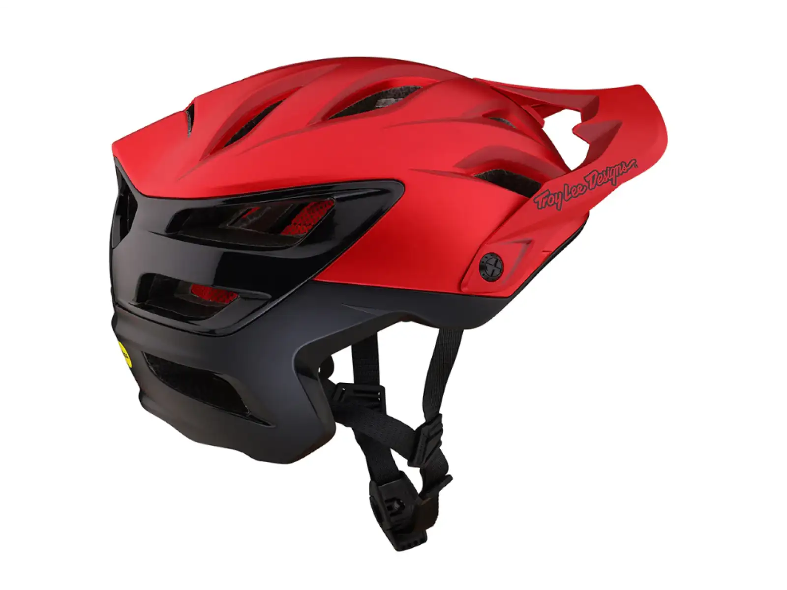 Troy Lee Designs A3 MIPS Helm Uno Rot