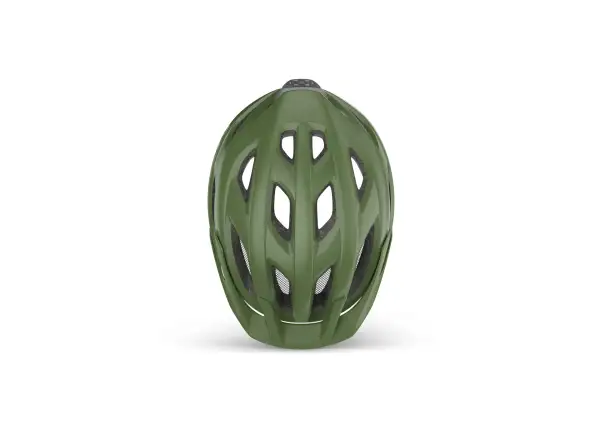MET Crossover Helm Grün