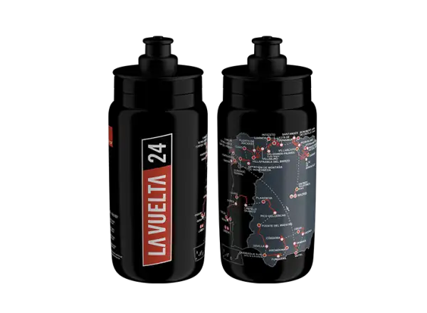 Elite FLY 24 Vuelta Flasche 550 ml Schwarz