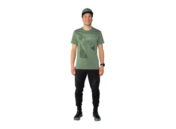 Dynafit X Simon Charriere Herren T-Shirt Kurzarm Sage/Chamonix