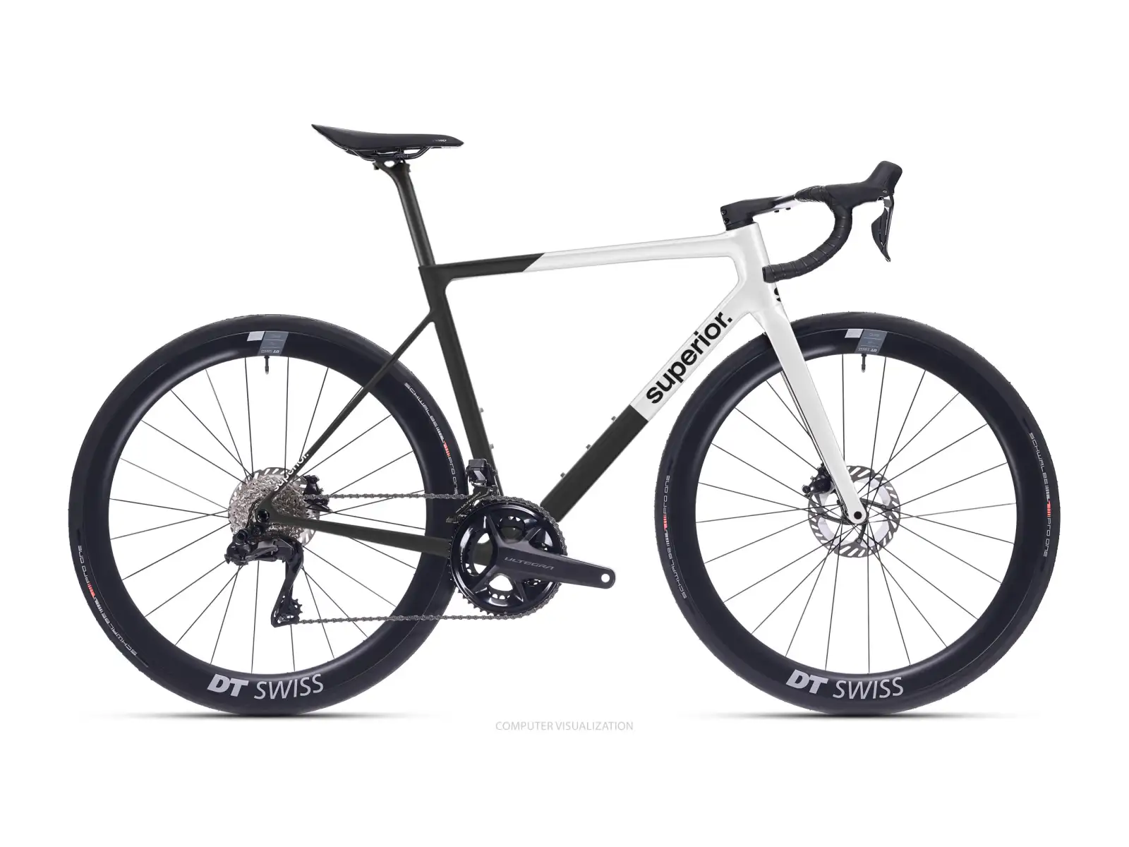 Superior RR 9.6 Rennrad Matte Carbon / White