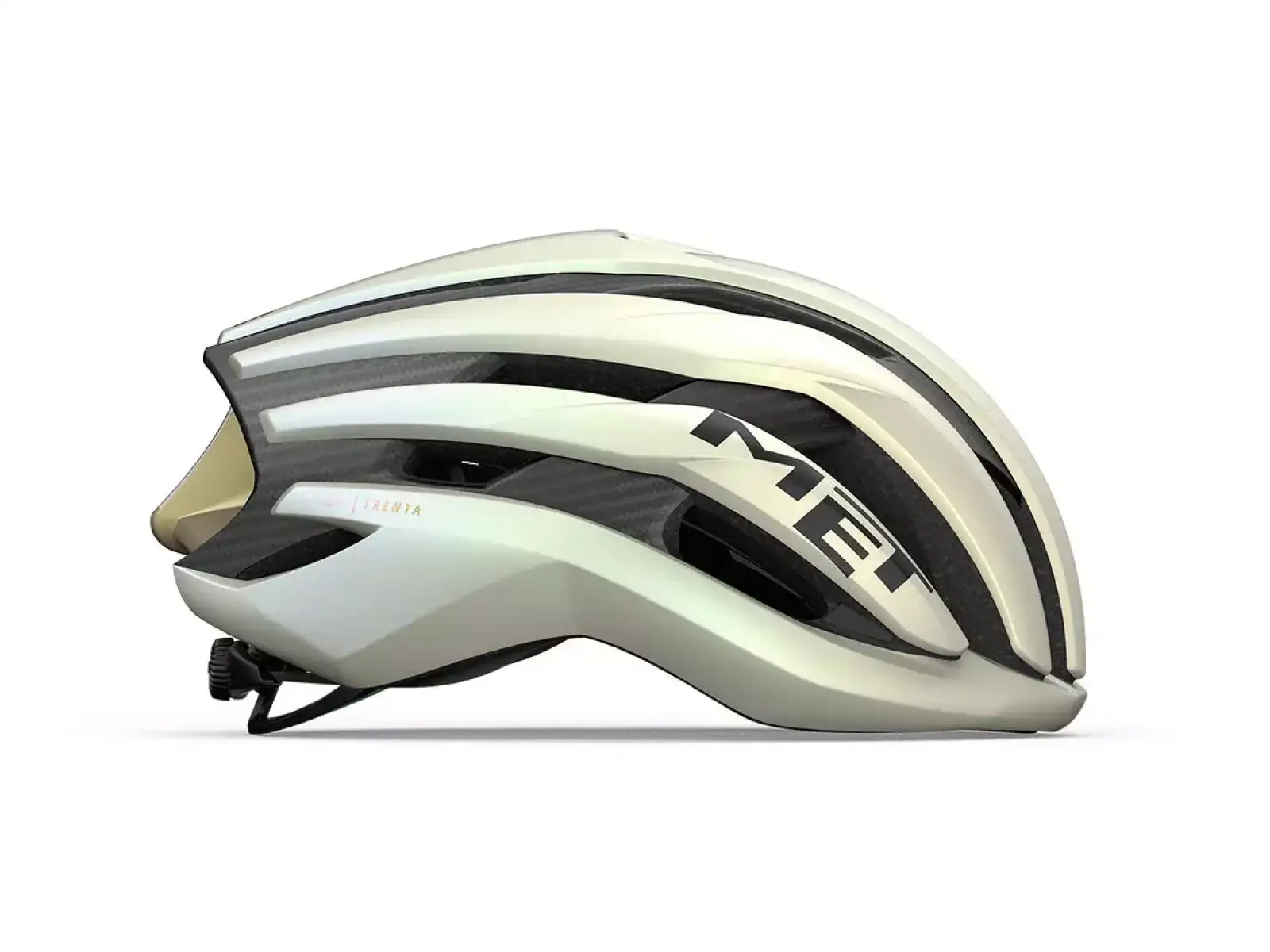 MET Trenta 3K Carbon MIPS cyklistická přilba Vanilla Ice Gold
