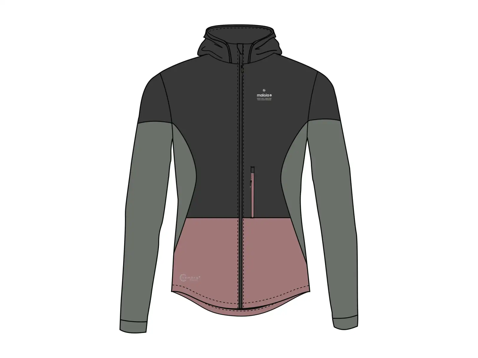 Maloja BasodinoM Damenjacke Deep Black