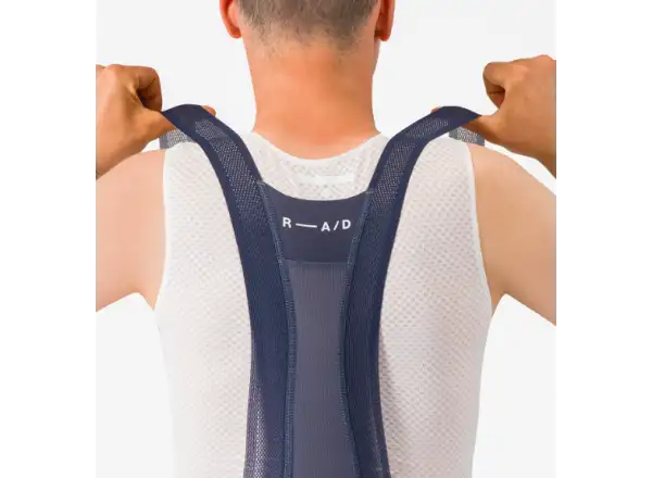 Castelli Espresso R-A/D Herren-Shorts mit Polsterung und Trägerhose Twilight Blue