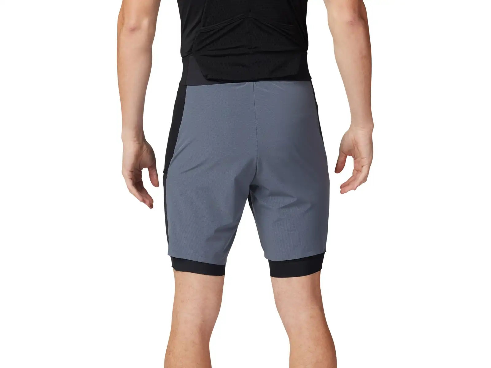 Fox Flexair Ascent Herren Shorts mit Grafik Graphit-Farbe